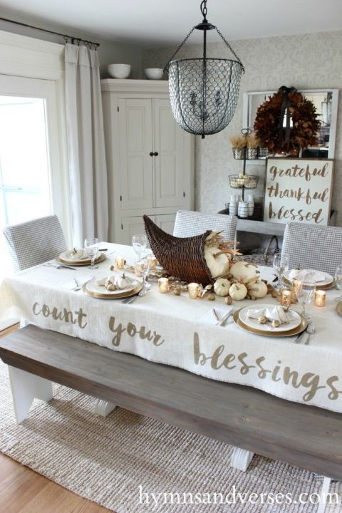 Gather Sign | Thanksgiving table settings, Home decor, Dec
