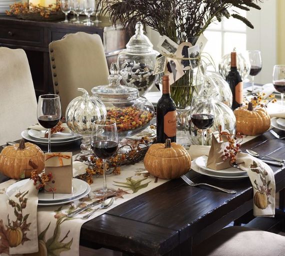 Elegant and Easy Thanksgiving Table Decorations Ideas ‎ | family .