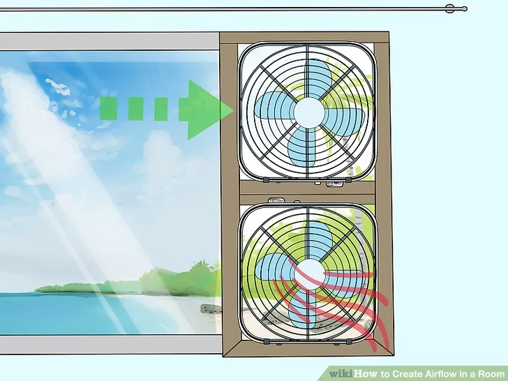 3 Ways to Create Airflow in a Room - wikiH