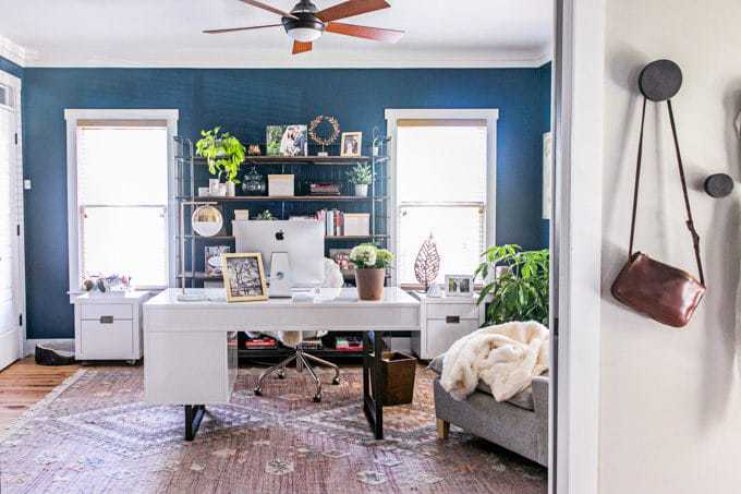 Home Office Design: Chic Modern Industrial Office Reveal | Root + .