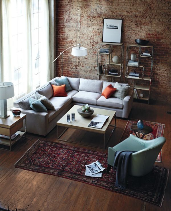Industrial Style Living Room Design