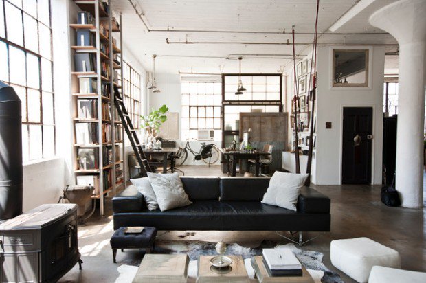 Industrial Style Living Room Design: The Essential Guide .