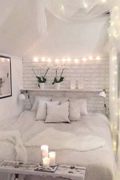 Bedroom Inspiration Tumblr #2 A Nice Bed Area That Is Colo | Small .