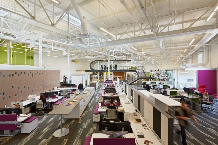 9 Inspirational Open Office Workspaces - Office Snapsho