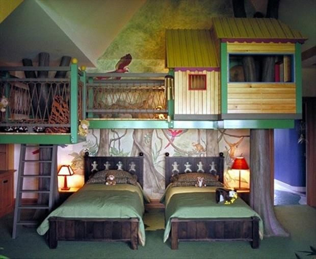 best kids bedrooms | Dump A Day Awesome Kids Bedrooms - Tree house .