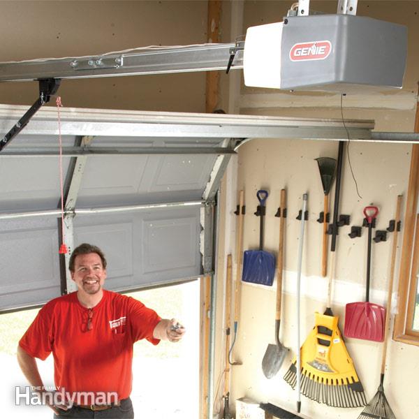 How to Install a Replacement Garage Door Opener | Family Handym