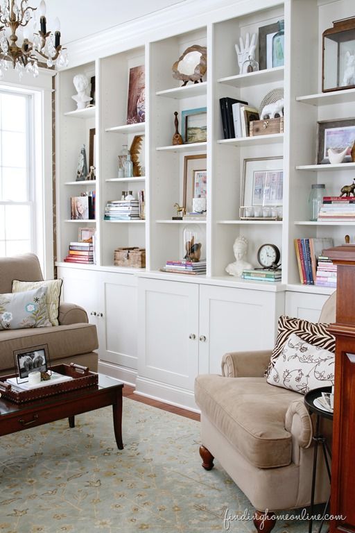 Lessons Learned in Styling a Bookcase | Bookshelves built in, Home .