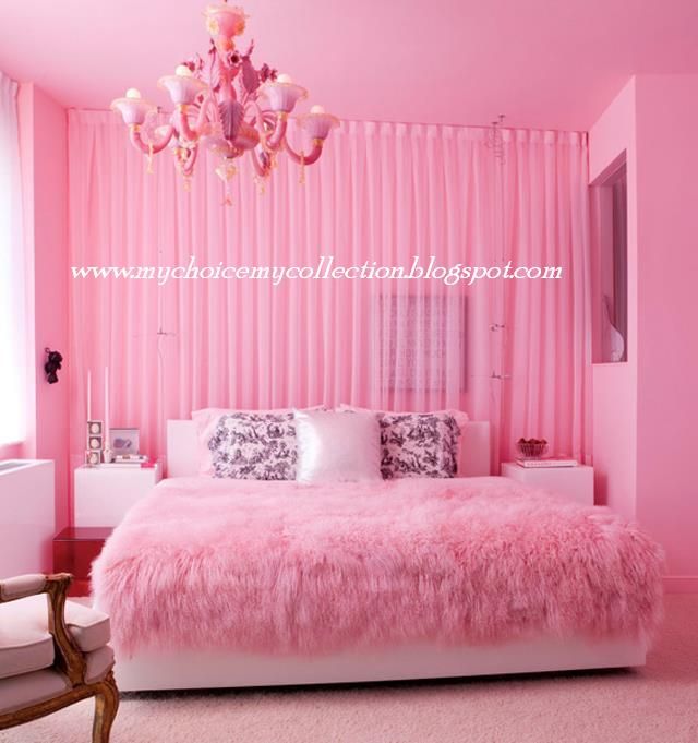 Beautiful Pink Bed Room (With images) | Pink princess room, Pink .