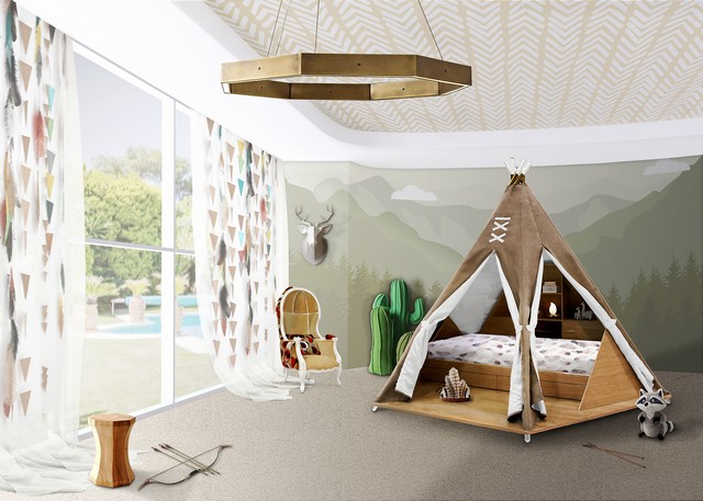 Kids Furniture Ideas - Teepee Bedroom is the Product of the We