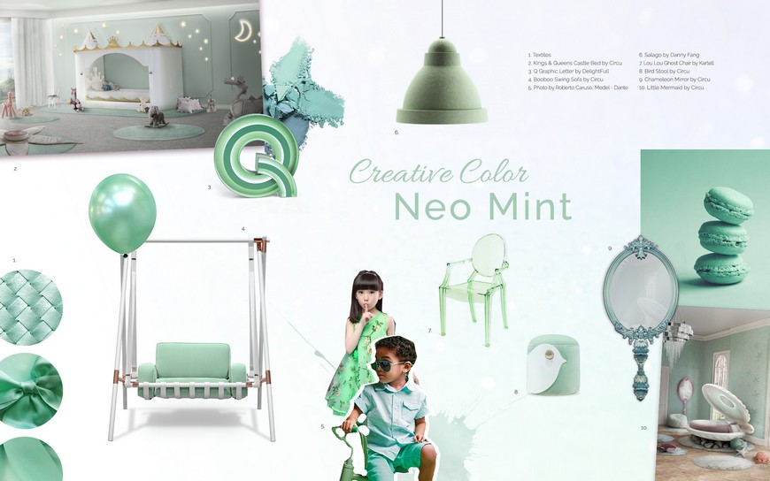 Kids Bedroom Trends 2019 – Neo Mint – Inspiratio