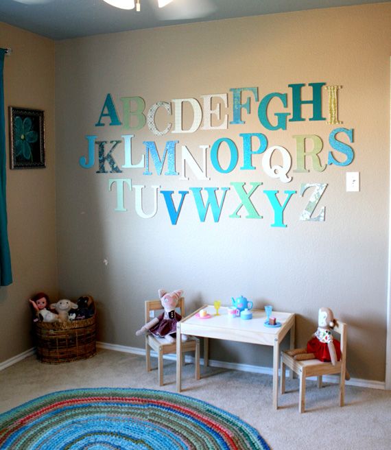 25 Cute DIY Wall Art Ideas for Kids Room | Kids wall decor, Toy .