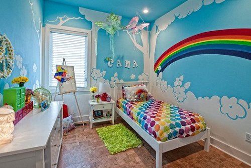 rainbow theme bedrooms - rainbow bedroom decorating ideas .
