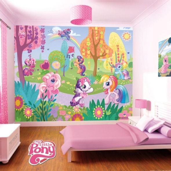 my little pony girls room... The little kid in me is practical .