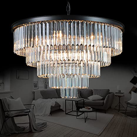 Meelighting Luxury Modern Crystal Chandeliers Lighting .