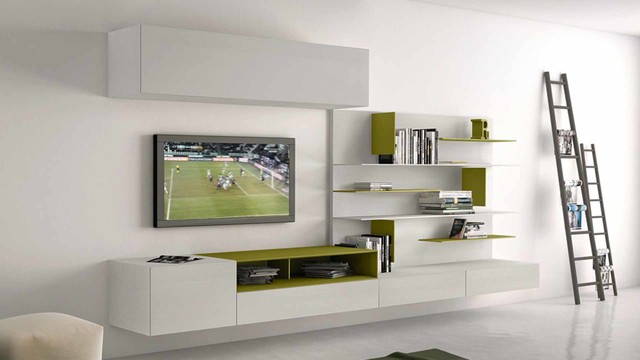 I-ModulART TV Wall Unit by Presotto, Italy - Modern - Living Room .