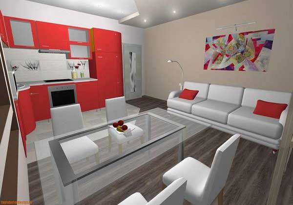 modern small open plan kitchen living room design ideas zoning .