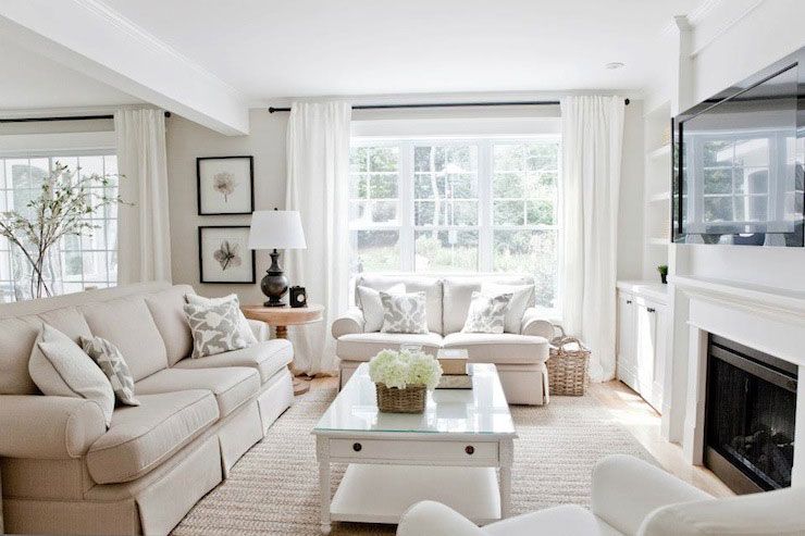 36 Light Cream and Beige Living Room Design Ideas | Beige living .