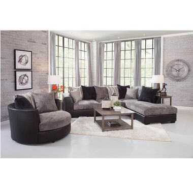 Rent to Own Woodhaven 3-Piece Jamal Chaise Sofa Sectional with .