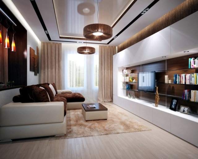 Living room interior design ideas – brown is modern | Interior .