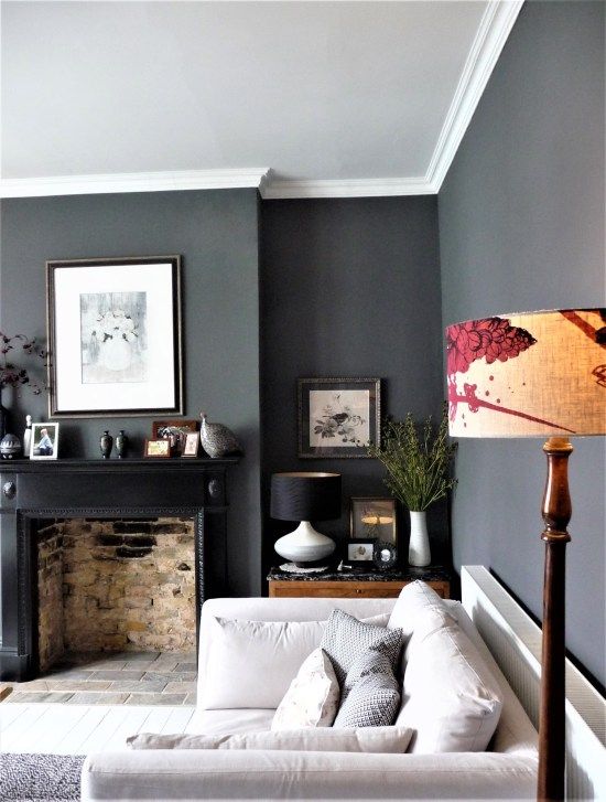 Shades of Grey – Our Gorgeous Lounge | Grey walls living room .