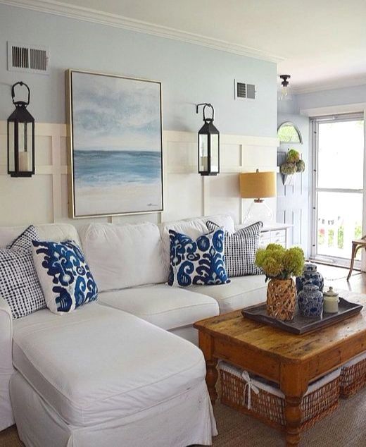 Coastal Living Room Makeover Ideas | Coastal living rooms, Living .
