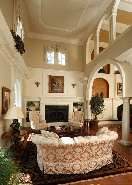 NeoClassical Style Home - Traditional - Living Room - New York .