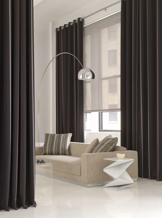 Best Modern Window Treatments | Interieur, Gordijnen woonkamer .