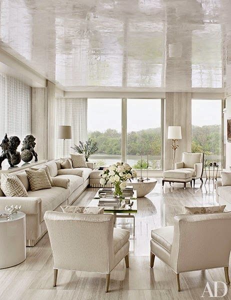Home tour- A luxury Washington, D.C. apartment! | Living room .
