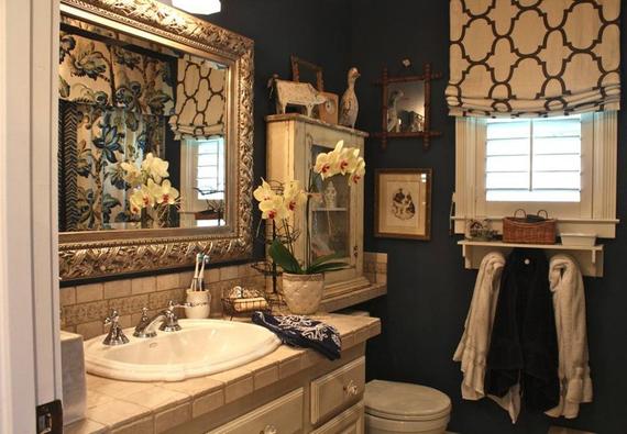Luxury custom bathroom decor Custom shower curtain Bathroom | Et