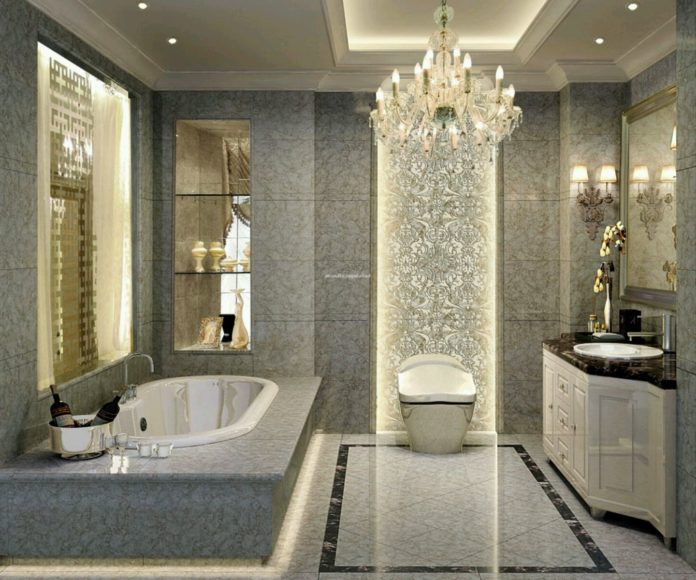 Luxury Bathroom Design with Extraordinary Bathroom Furnitu