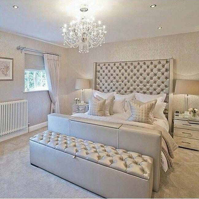 15 glamour silver bedroom designs | Luxurious bedrooms, Silver .
