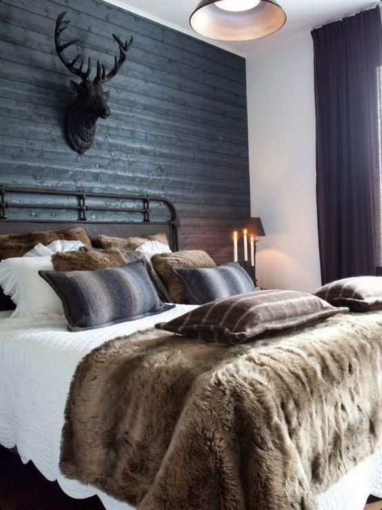 26 Comfy And Natural Chalet Bedroom Desig