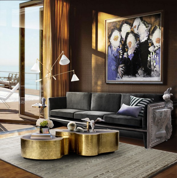 Luxury Living room ideas with modern sofas | Miami Design Distri