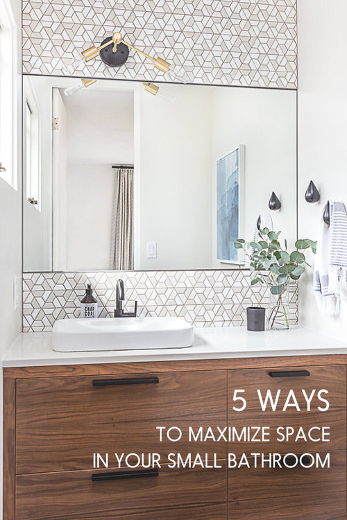 5 Ways to Maximize Space in Your Small Bathroom — Shift Modern Ho