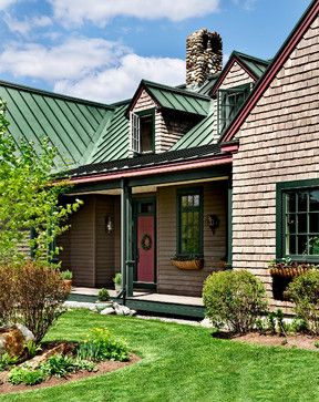 Green Metal Roof Design Ideas, Pictures, Remodel and Decor Ideas .