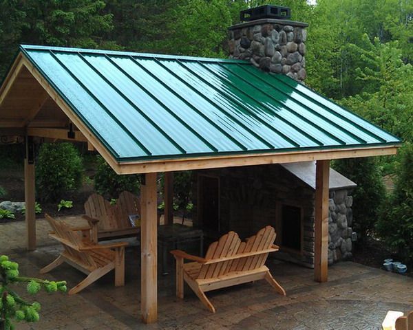 Metal Roof Patio Cover Designs On Home Decor Ideas with Metal Roof .