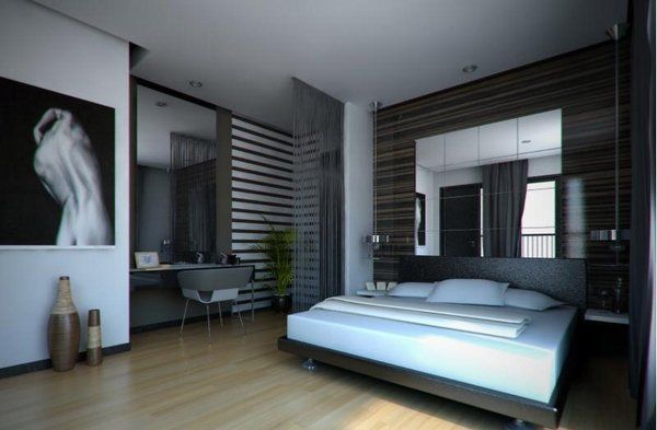 Minimalist And Simple Bedroom Design With
  Gray Shades