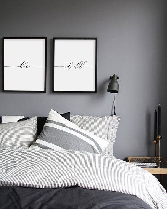 7 Splendid grey bedrooms that will make you dream about this room .