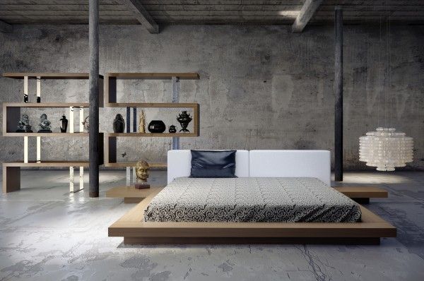 Sleek Bedrooms with Cool, Clean Lines | Minimalist bedroom, Bed .