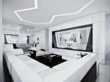 Minimalist Dream House: Black, White & Awesome All Over | Black .