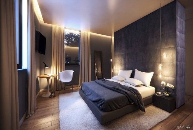 17 Well Designed Bedroom Headboard Walls | Luxurious bedrooms .