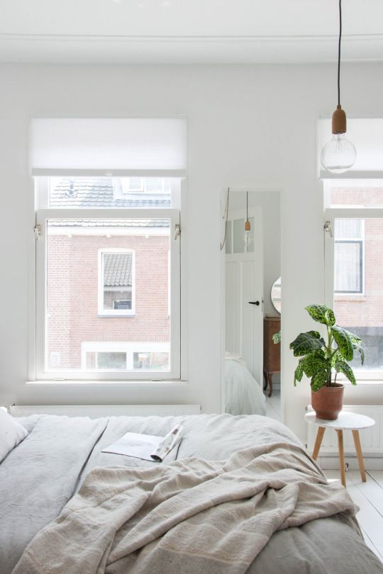 white minimalist bedroom / minimal interior design | Home, My .