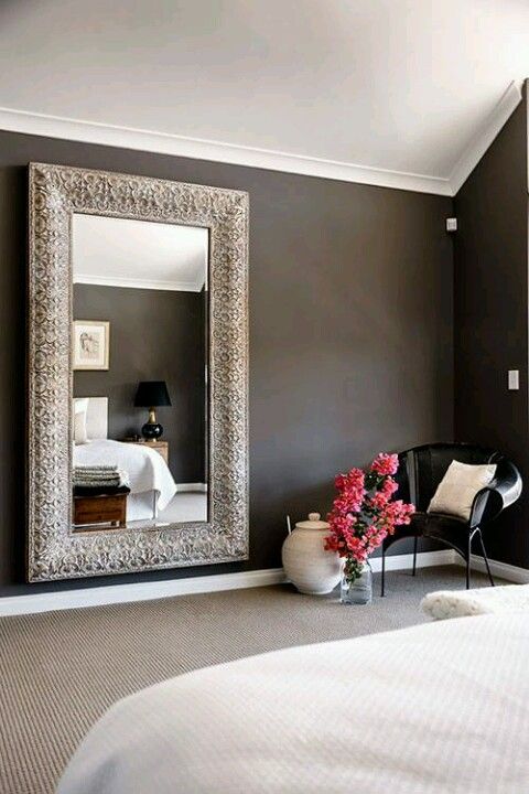 A cleverly positioned mirror, or even a mirrored piece of .