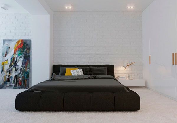 Minimalist mens bedroom | Modern minimalist bedroom, Minimalist .