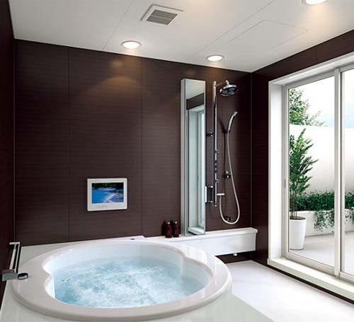 Simple and Modern Bathroom Designs by TO