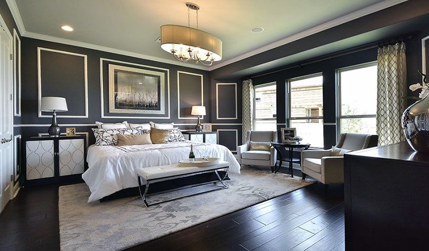 27 Jaw Dropping Black Bedrooms (Design Ideas) | Bedroom with .