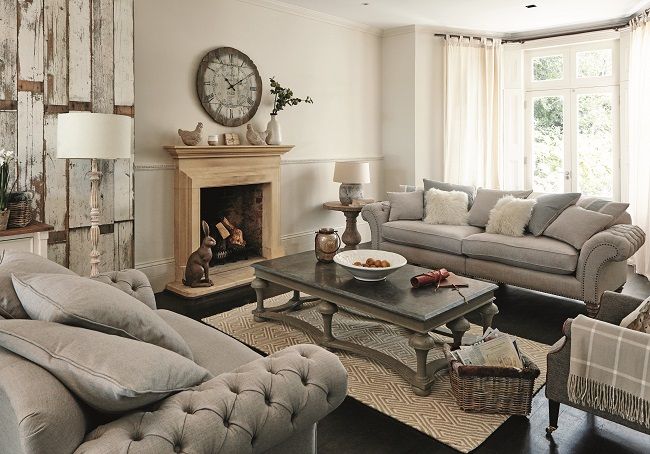 Modern Country Style Living Room Design