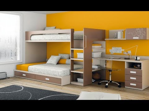 32 Bunk Bed Idea for Modern Kid's Bedroom- Plan n Design - YouTu