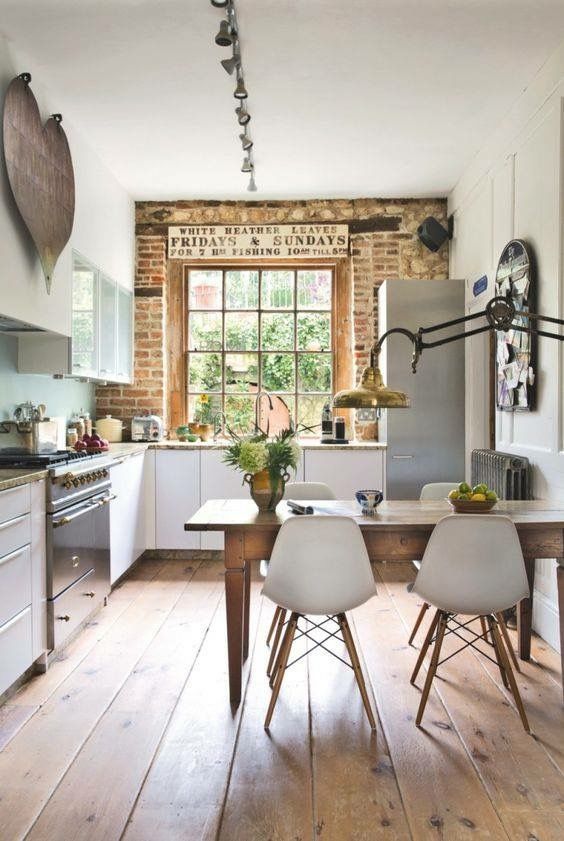 Fabulous Exposed Brick Feature Wall Ideas ~ For The Kitchen .