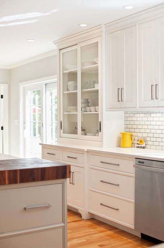 Modern Farmhouse Kitchen Designhe cabinet hardware are from the .